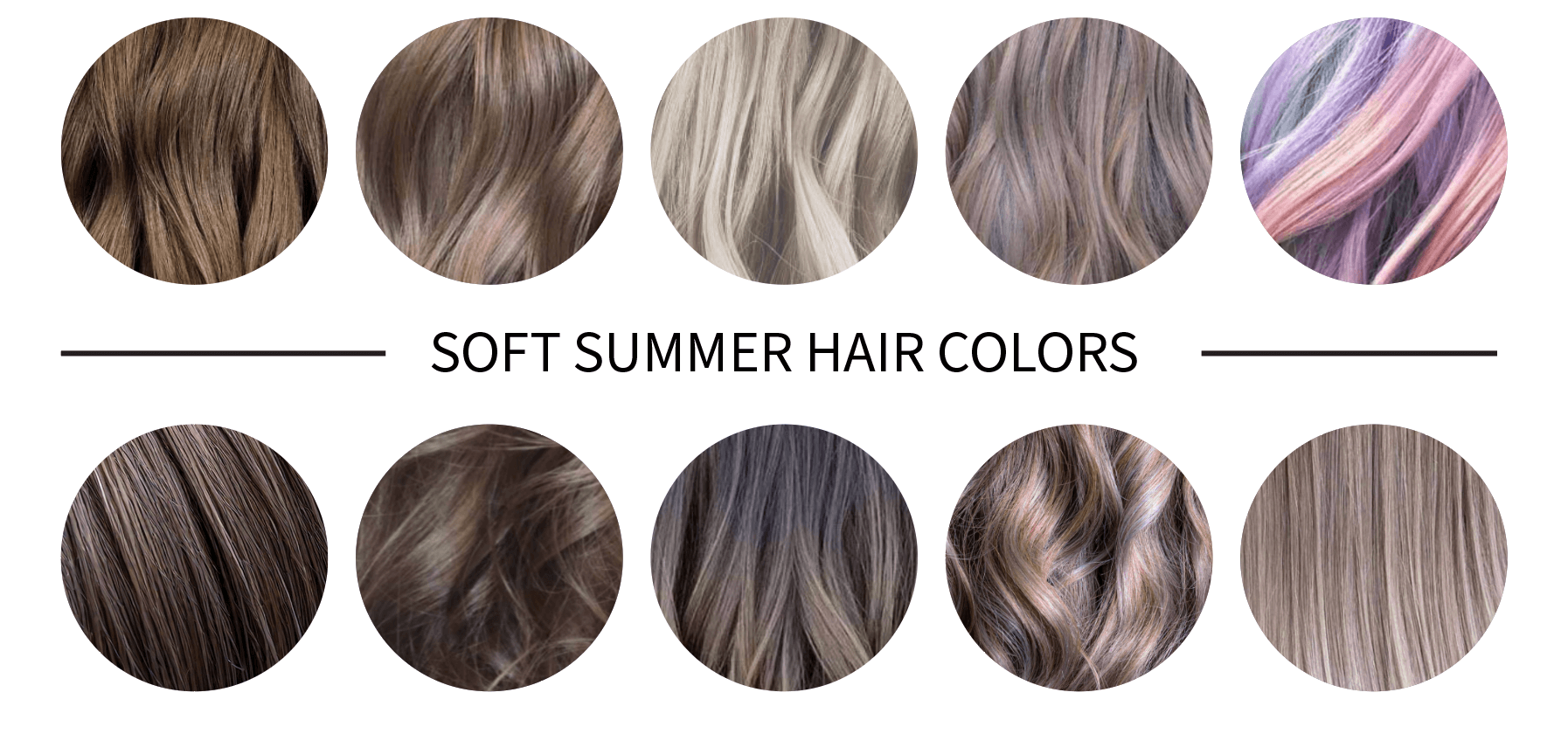 Soft Summer Best Hair Colors Cool Toned